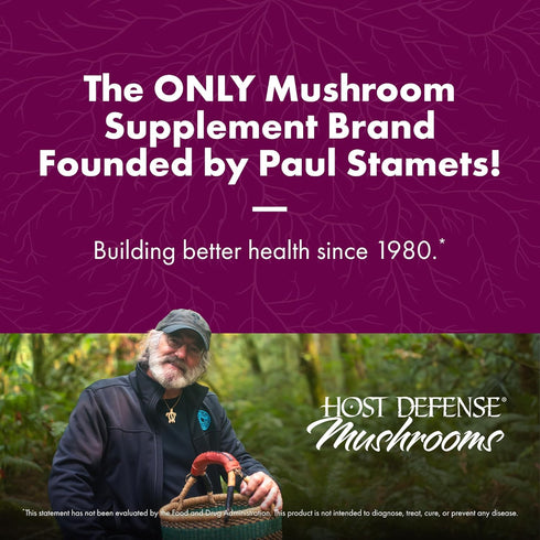 Immune 3.5 oz (66 Host Defense Turkey Tail Mushroom Powder - Digestive Health & Response Support Supplement - Mushroom
