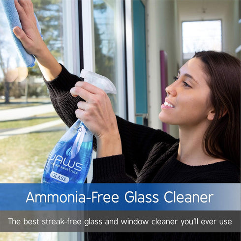 Pack. 2 JAWS Glass Cleaner Refill Includes Refill Pods. Refillable Cleaning Supplies.