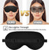 Silk Sleep Mask with Adjustable Strap, Satin Blackout Blindfold for Men & Women, Comfortable Eyeshade for Night Sleep