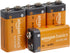 Amazon Basics 4-Pack 9 Volt Alkaline Performance Batteries, 5-Year Shelf Life