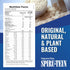 NaturesPlus SPIRU-TEIN Shake - Cappuccino Flavor - 2.25 lbs - Plant Based Meal Replacement with Vitamins & Minerals