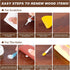 Wood Furniture Repair Kit 15Pcs - 6 Colors Wood Filler for Hardwood, Laminate, Vinyl Floor Repair