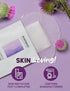 Milk Thistle Repair Mask, Korean Face Moisturizer Sheet Mask with Copper Tripeptide & Burdock Root Extract (Pack of 10