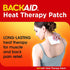 Backaid Heat Therapy Patch, Air-Activated Therapeutic Heat for Back, Shoulders, and Neck Pain Relief, 8 Count