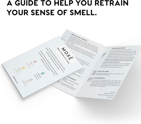 MOXE Smell Training Kit, Made in USA, 4 Essential Oils for Olfactory Regeneration and Natural Therapy
