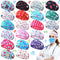Jexine 20 Pcs Nurse Headbands with Button, Non Slip Hair Bands for Ear Protection for Women Men