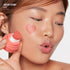 Kaja Blush - Cheeky Stamp Gift, 7 Shades, Buildable & Blendable with Heart-shaped Applicator, 03 Bossy, 0.17 Oz