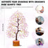 Rose Quartz Crystal Tree of Life Decor, Pink Home Decor Healing Crystals Birthday Gifts for Women, Mom, Sister,