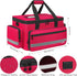 Jaffzora Medical Bag, Medical Equipment Case Empty, Large Home Health Nurse Bag with Shoulder Strap, Medication First