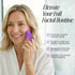 TJK Health Mini Ring Face & Eye Massager - Mini Finger Vibration Tool for Facial Skincare - Waterproof Portable