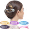 RC ROCHE ORNAMENT 6 Pcs Hair Clip, Classic Oval Side Opening Plastic Curve Barrette for Girls Ladies