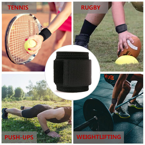 Wrist Brace, 2 PACK Wrist Wraps for Carpal Tunnel, Adjustable, Comfortable Straps for Weightlifting and Pain Relief