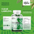Wild & Organic Chlorophyll Gummies 50mg, Detox Cleanse Supplements with Sodium Copper Chlorophyllin, 60 Herbal Chews