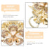 Rhinestone Hair Claw Clips, Vintage Alloy Fancy Jaw Clips for Large Hair Accessories