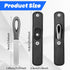 Metal Nail File with Case, Ymapinc 2 Pack Stainless Steel Fingernail Files 3.5IN Double Sided Grit Nail Toenail Filer with Leather Cases and Non Slip Handle with Pointed Tip