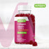 Collagen and Biotin Gummies for Hair Skin and Nails - Hair Growth Vitamins, Nail Growth, Skin Vitamins - Biotin and Collagen Gummies for Women, Men, & Teens - Tasty Chewable Raspberry Flavored Gummy