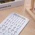 Larrel Braille Alphabet Board, Aluminum Letter Fingerboard Portable Carved Dots Numbers Board Braille Gifts Alphabet
