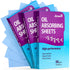 3 Pack Premium Oil Absorbing Sheets for Face - 150 Sheets Makeup Friendly Blotting Papers for Oily Skin