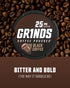 Grinds Coffee Pouches | Tobacco Free, Nicotine Free | 3 Cans of Black Coffee, 18 Pouches Per Can