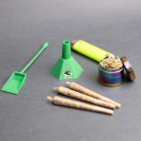 Herb'n Ninja 1, Packing Herbn Ninja Cone Loader for King Size, and Large Cones | Easy Pre Roll Tool with Funnel