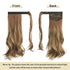 SOFEIYAN Curly Ponytail Extension 15 Inch, Heat Resistant Synthetic Natural Wavy Hairpiece for White Black Women, Brown
