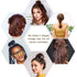 WILLBOND 8 Pieces French Hair Pin, Metal U Shaped Pins, 4 Inch Chignon Sticks for Women