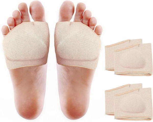 Juailant Metatarsal Pads for Men and Women - 2 Pairs Gel Pads with