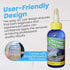SURF PRO 110ml Nozzle Silicone Buster Remover Silicone & Caulk Residue Cleaner with Precision Fast-Acting Gel