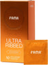 FAMA Ribbed Condoms for Men,Texture Natural Latex Condoms with Sillicone Lubricant, Ultra