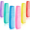 Leinuosen 24 Pieces Hair Combs Set, Plastic Hair Comb for Women and Men in Yellow, Purple, Green, Blue, Red, Pink