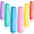 Leinuosen 24 Pieces Hair Combs Set, Plastic Hair Comb for Women and Men in Yellow, Purple, Green, Blue, Red, Pink