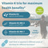K1 K2 (MK-4 MK-7), 1-a-Day, 90 Igennus High Potency Vitamin K Complex, & & All Trans Bioactive Form for Superior Bone