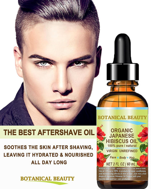 Organic HIBISCUS OIL: 100% Pure Natural Virgin Unrefined Cold Pressed for Face, Skin, Hair Growth, 1 Fl. oz.