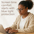 IBOANN Iconic Blue Light Glasses for Women - Computer Glasses with 99% Blue Light Blocking, Anti Eyestrain