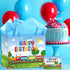 Yomaiha 11.8'' Train Birthday Gift Bag with Greeting Card and Tissue Papers, Train Birthday Gift Wrapping Paper Bag