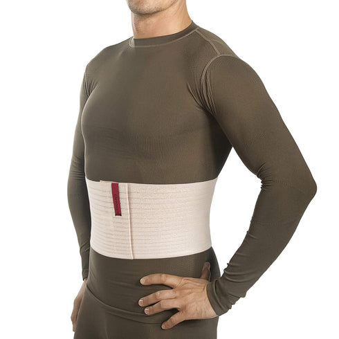 ORTONYX 6.25" Abdominal Binder for Men and Women, Postpartum Post-operative Support Belt, 524006 Beige 3XL
