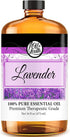 Oil of Youth - Lavender Essential Oil (16oz Bulk) for Calming, Relaxing, Aromatherapy