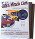 Jude's Miracle Cloth Microfiber Cleaning Cloth 2 Pack for Windows Mirrors Crystal Eye Glasses TV