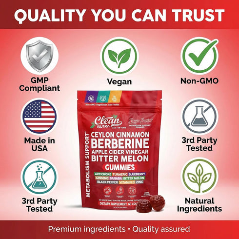 Gummies GLP1 Gummies 60 Count Sugar Savior Ceylon Cinnamon Berberine Apple Cider Vinegar Artichoke Turmeric Blueberry