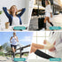 Owcorowan 3 15-20 mmhg Pairs Open Toe Compression Socks for Men & Women - Knee High Stockings for Circulation Support