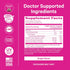 Pink Stork Prenatal Iron Supplement Gummies for Women, 20 mg with Vitamin C, Grape Chewable for Deficiency, Energy,