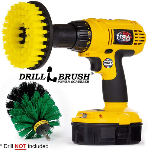 Set Set Set Shower Cleaner Drill Brush - Drill Cleaning Brush Attachment - Grout Brush Drill Attachment Scrub Brush