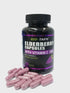 ECO-TASTE Elderberry Capsules with Zinc & Vitamin C - 120 Veggie Caps for Immune & Skin Health