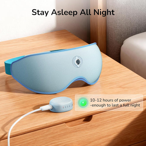 Housbay Sound Machine with Eye Mask for Sleeping, Nap & Bedroom, Blocks Snores & Prevents Early Wake-Ups for Light