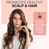 Pink Carbon Wide Tooth Comb for Curly and Straight Hair (7 inch) - Professional Detangling Comb for Styling