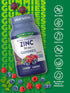 Zinc Gummies for Adults | 50mg | 120 count | Vegan, Non-GMO & Gluten Free | Mixed Berry Flavor