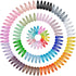 Premium Snap Mini Hair Clips - 120PCS Kids Barrettes Non Slip Hair Bow Clips (1.2 Inch, 30 Colors)