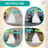 5 Gallon Drawstring Garbage Bags - White, 1 MIL, 17x20, 200 Bags