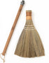 Natural Whisk Sweeping Hand Broom, Vietnamese Straw Soft Broom for Indoor-Outdoor Cleaning, 9.84'' Width, 27.55" Length