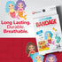 BioSwiss Mermaid Shaped Bandages, Self Adhesive Latex Free Sterile Wound Care, Fun First Aid Kit for Kids, 24 Count